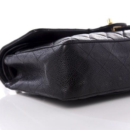 Chanel Caviar Quilted Medium Double Flap Black 6 of 12