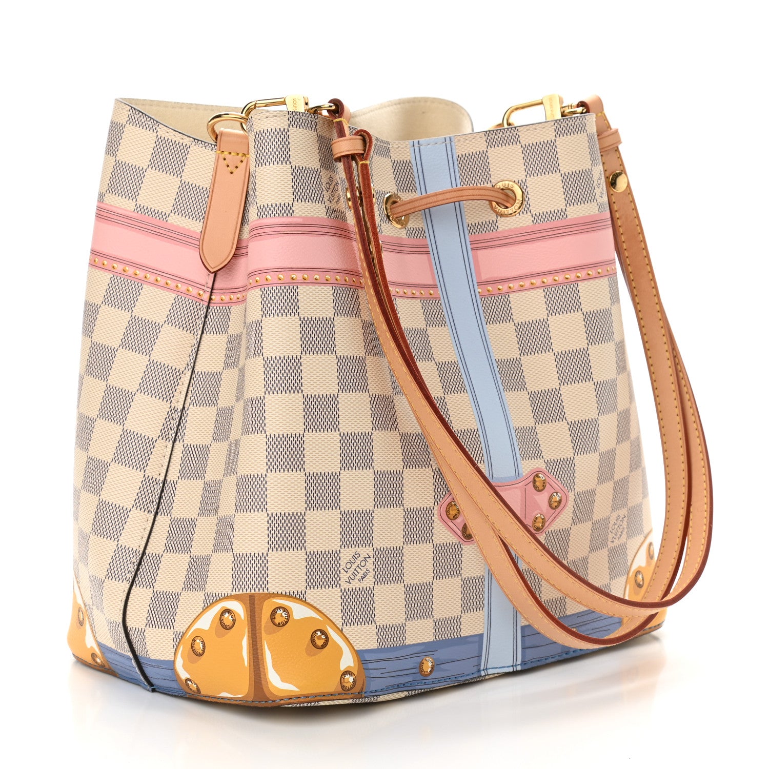 Louis Vuitton Damier Azur Summer Trunks Neonoe 3 of 9