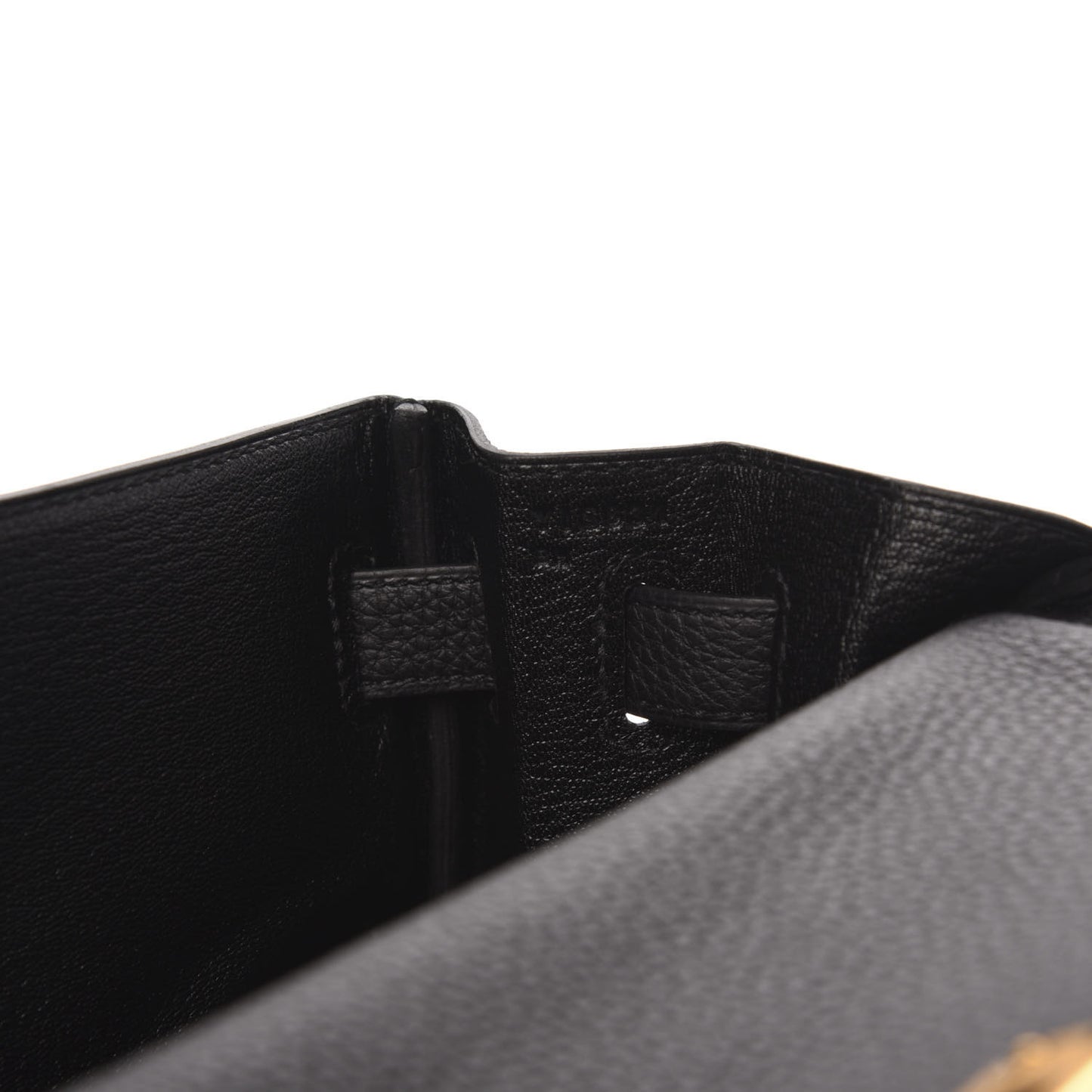 Togo Matte Alligator Kelly Retourne Touch 32 Black