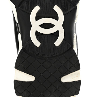 Chanel Calfskin CC Sneakers 36 Black 7 of 9