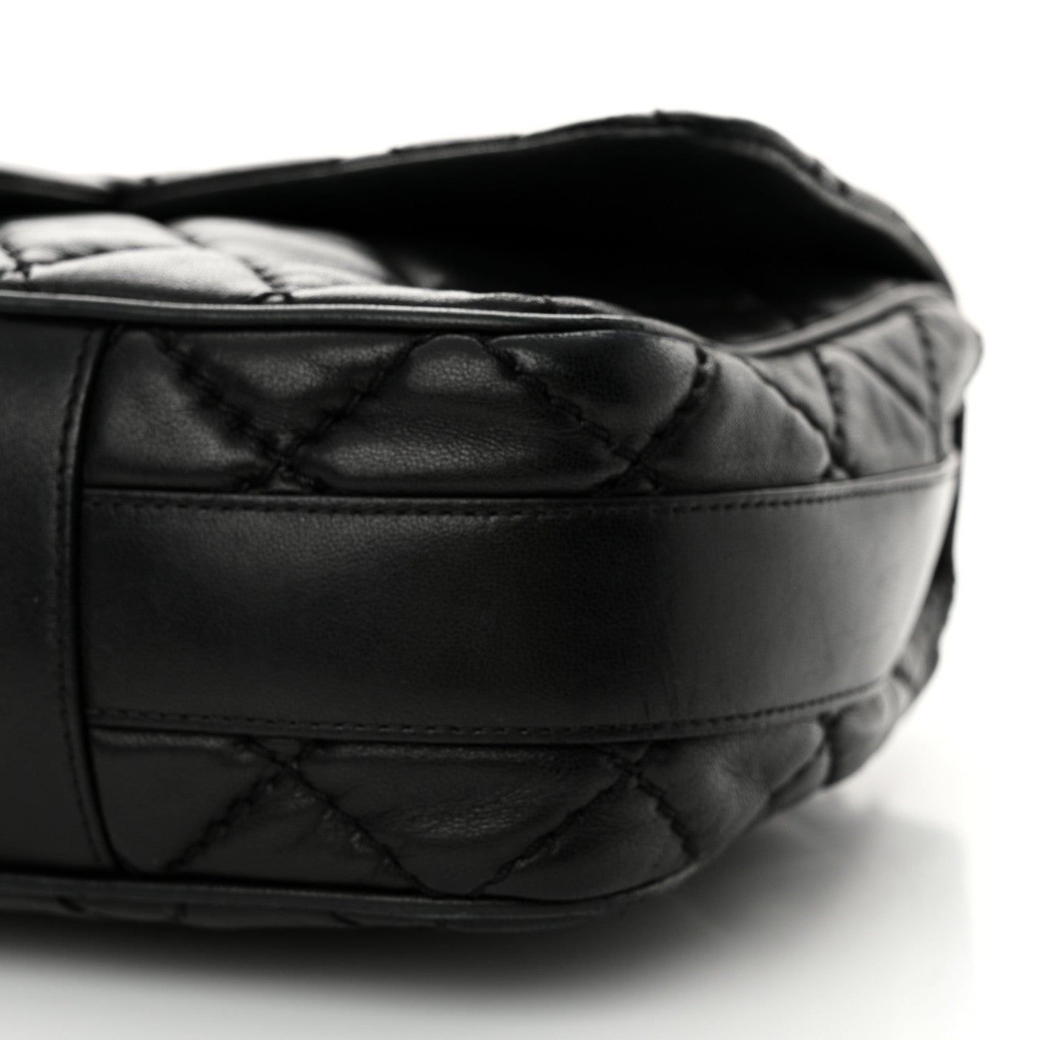 Chanel Lambskin Quilted Jumbo Easy Carry Flap Black 10 of 17