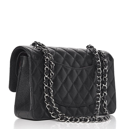 Chanel Caviar Quilted Medium Double Flap Black 3 of 10