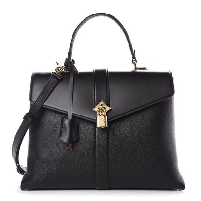 Louis Vuitton Grained Smooth Calfskin Rose Des Vents MM Black 1 of 11