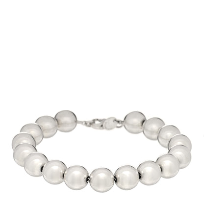 Tiffany Sterling Silver 10mm HardWear Ball Bracelet 1 of 5