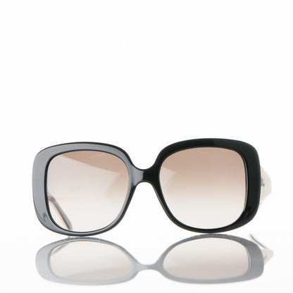 Christian Dior Cannage Dior Lady Lady 1 Sunglasses Black Ivory 2 of 7