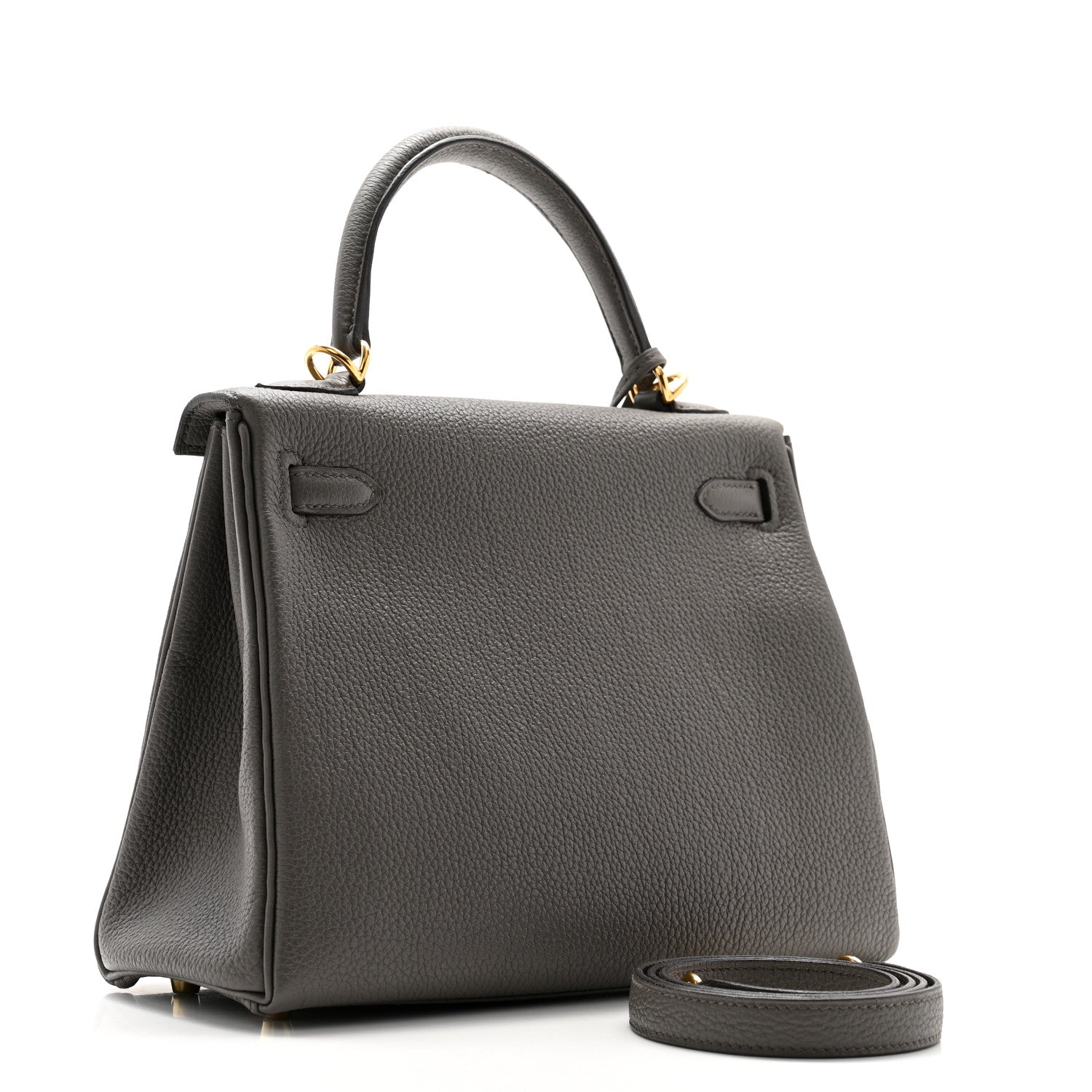 Hermes Togo Kelly Retourne 25 Etain 3 of 14