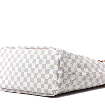 Louis Vuitton Damier Azur Neo Neverfull MM Rose Ballerine 8 of 8
