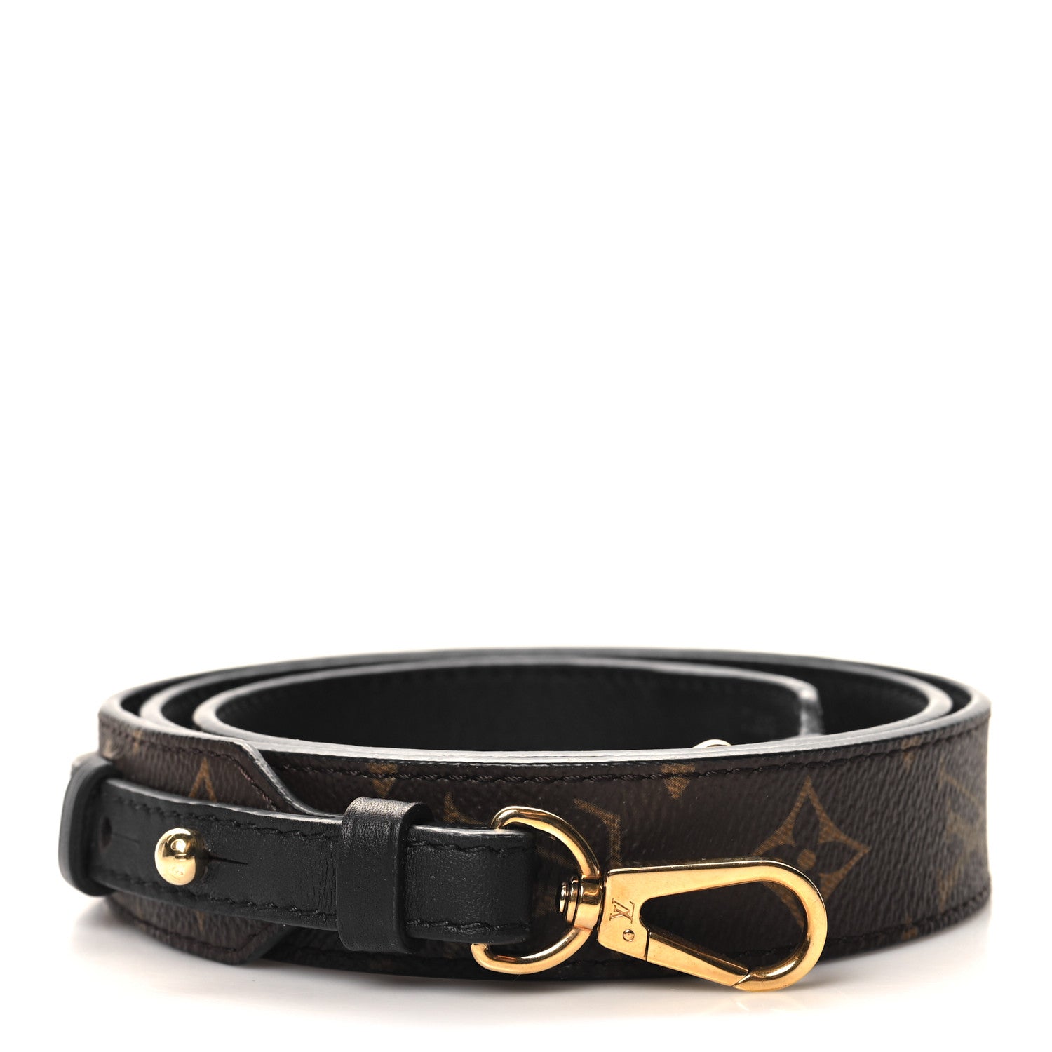 Louis Vuitton Monogram Bandouliere Shoulder Strap XL Black 1 of 4