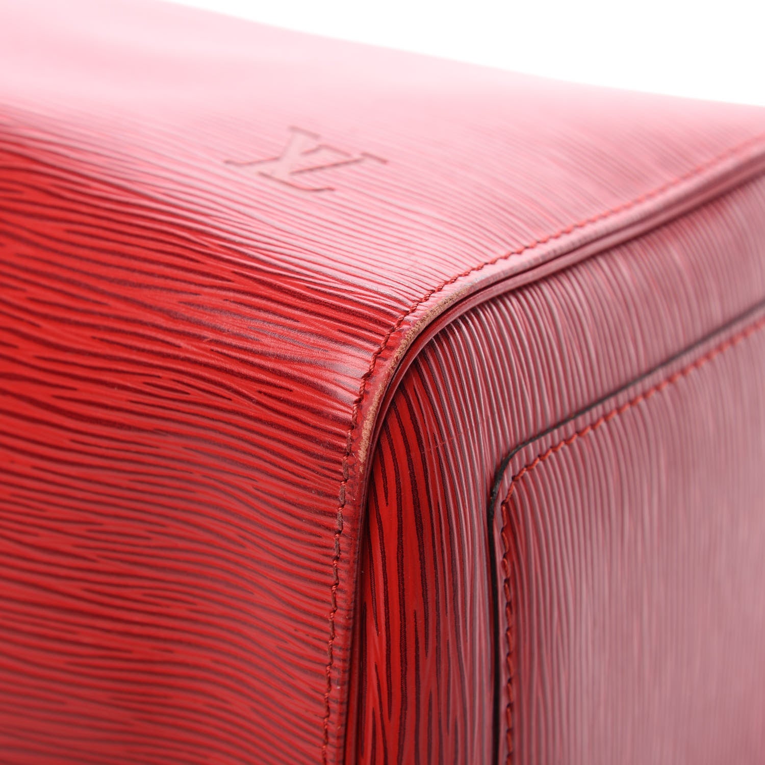 Louis Vuitton Epi Keepall 45 Castillan Red 9 of 16