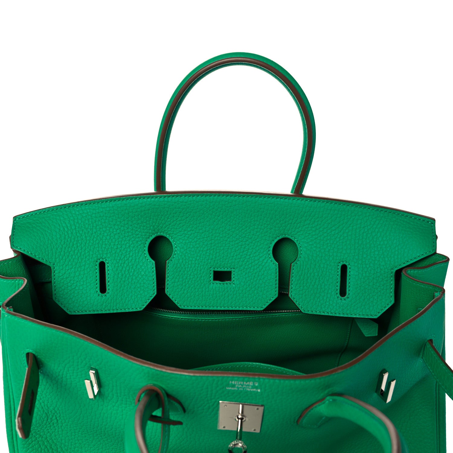 Hermes Taurillon Clemence Birkin 35 Menthe 18 of 34