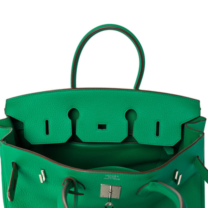 Hermes Taurillon Clemence Birkin 35 Menthe 18 of 34