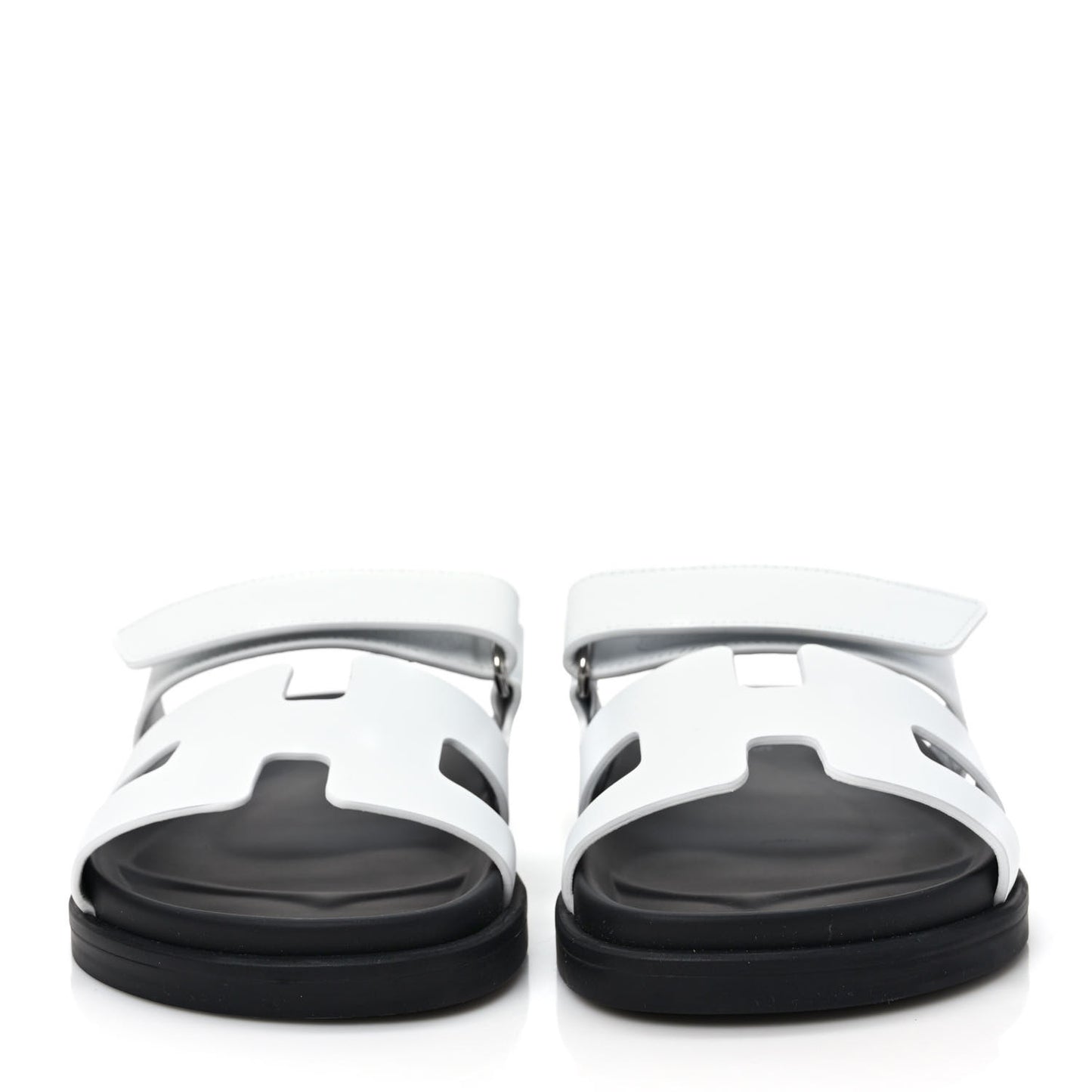 Calfskin Womens Chypre Sandals 36.5 White