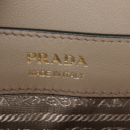 Prada Soft Calfskin Medium Darling Shoulder Bag Argilla 5 of 8