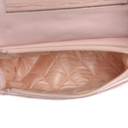 Chanel Lambskin Quilted Flap Cosmetic Case Light Pink 7 of 9