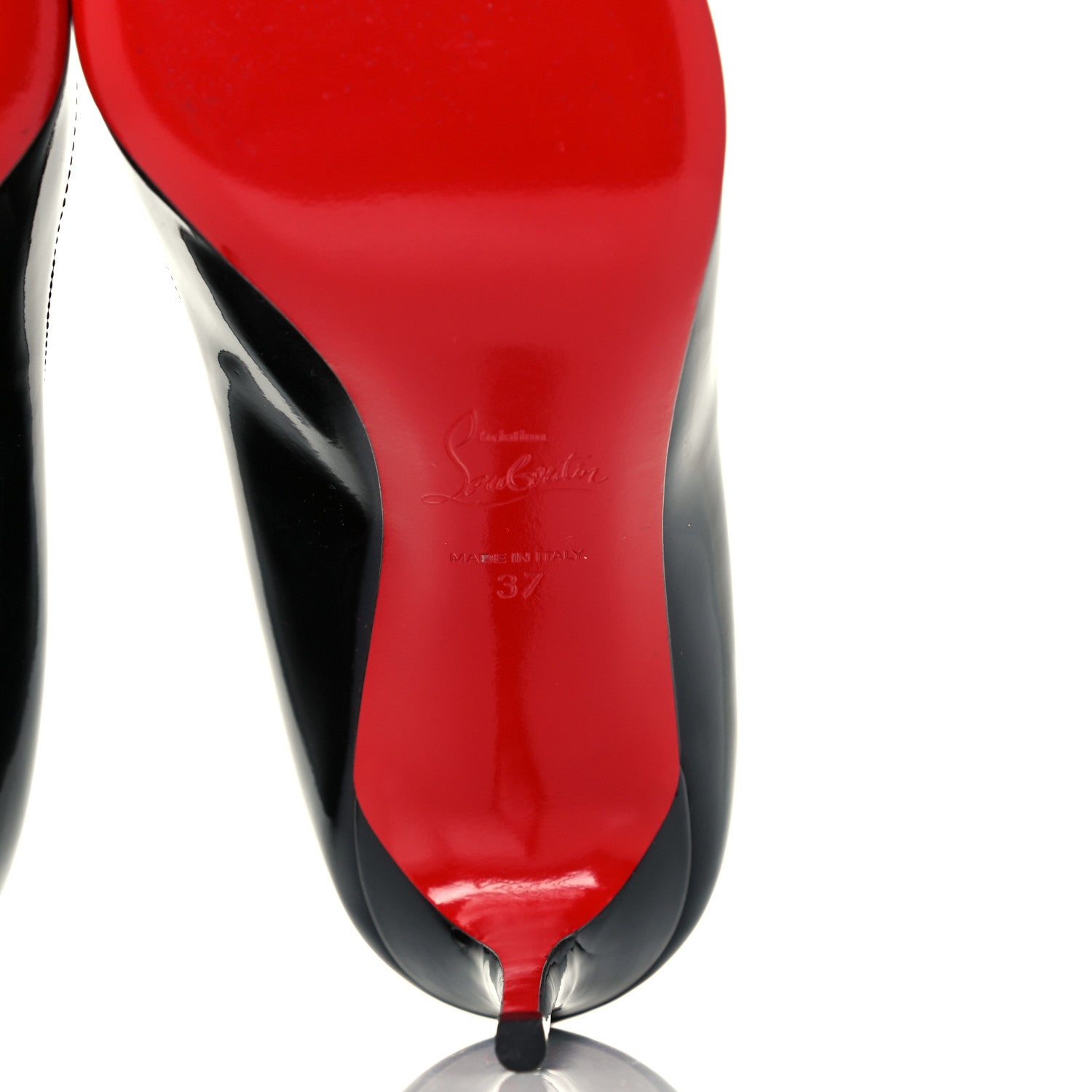 Christian Louboutin Patent Pigalle 85 Pumps 37 Black 8 of 10