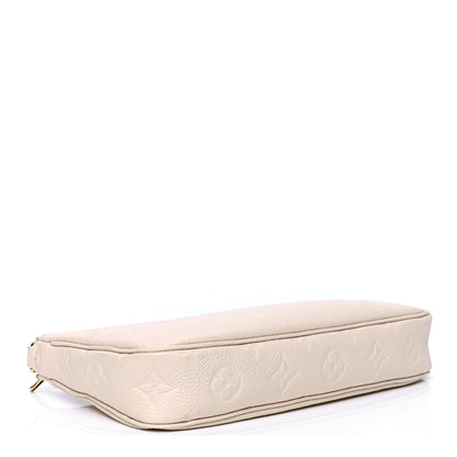 Louis Vuitton Empreinte Monogram Giant Multi Pochette Accessories Large Pochette Cream 3 of 4