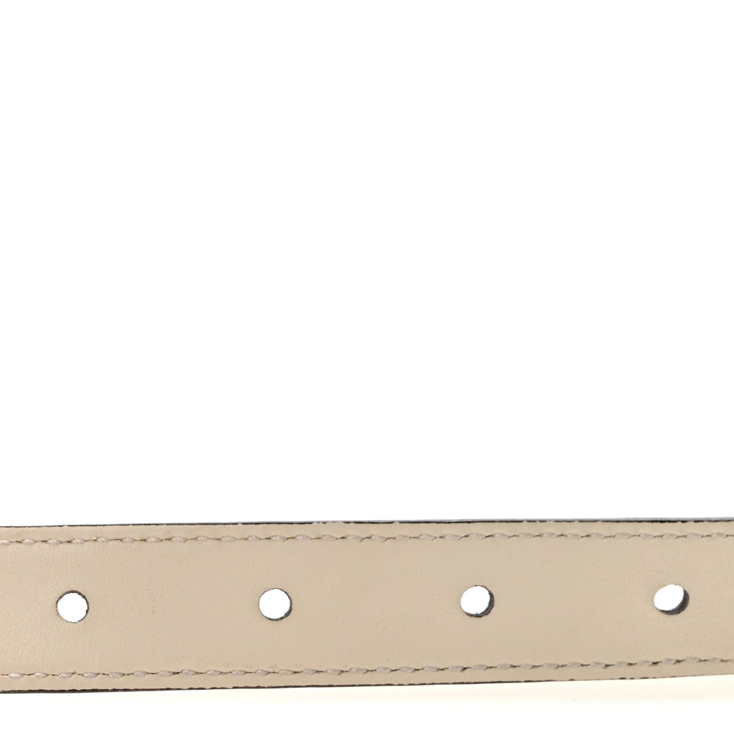 Gucci Calfskin Double G 20mm Belt 75 30 Mystic White 4 of 7