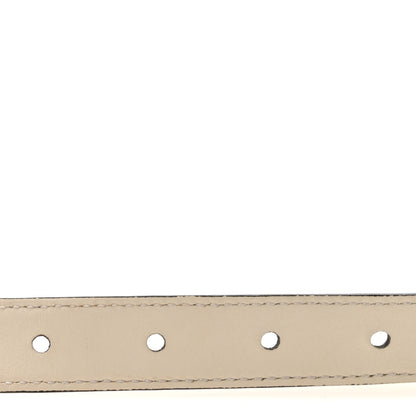 Gucci Calfskin Double G 20mm Belt 75 30 Mystic White 4 of 7