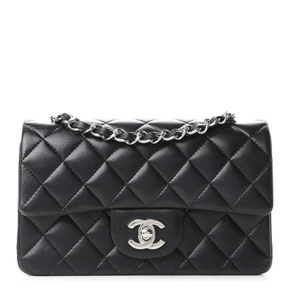 Chanel Lambskin Quilted Mini Rectangular Flap Black 1 of 10