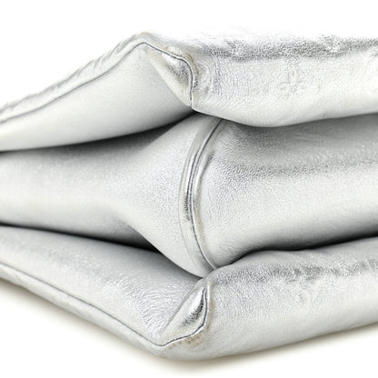 Louis Vuitton Metallic Lambskin Embossed Monogram Coussin PM Silver 10 of 13