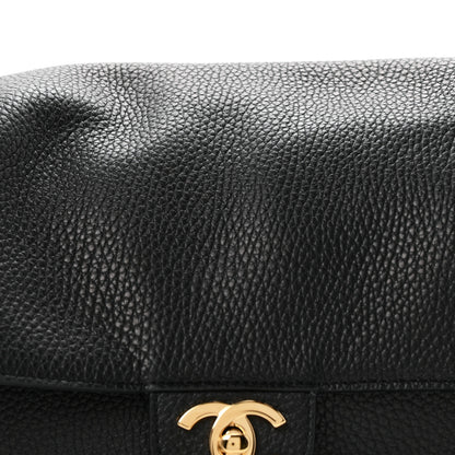 Chanel Grained Calfskin Small Souplissimo Maxi Flap Black 8 of 10