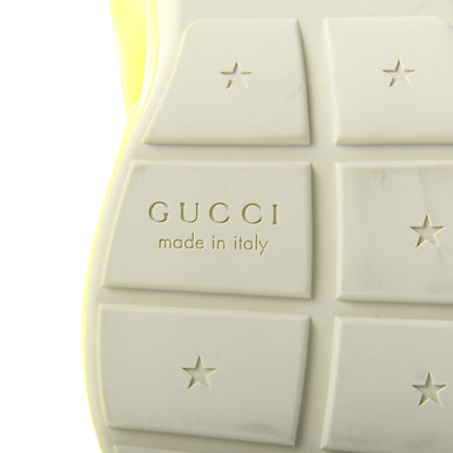Gucci Calfskin Mens Rhyton Sneakers 10.5 Yellow Fluo 7 of 9