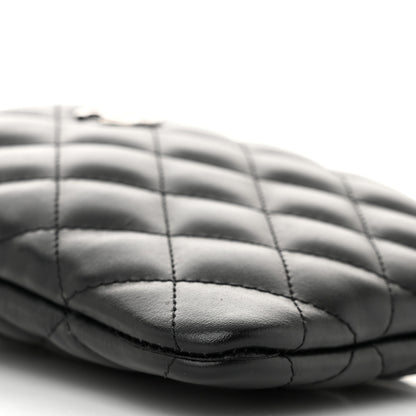 Chanel Lambskin Quilted Crossbody Bag Black 10 of 11