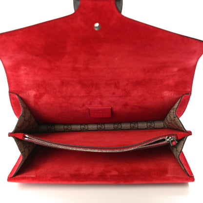 Gucci GG Supreme Monogram Small Dionysus Shoulder Bag Red 5 of 23