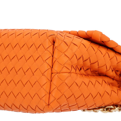 Bottega Veneta Nappa Intrecciato Baby Olimpia Shoulder Bag Orange 11 of 11