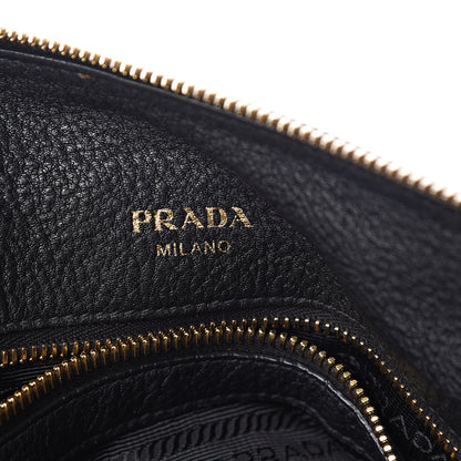 Prada Vitello Daino Tote Black 6 of 14