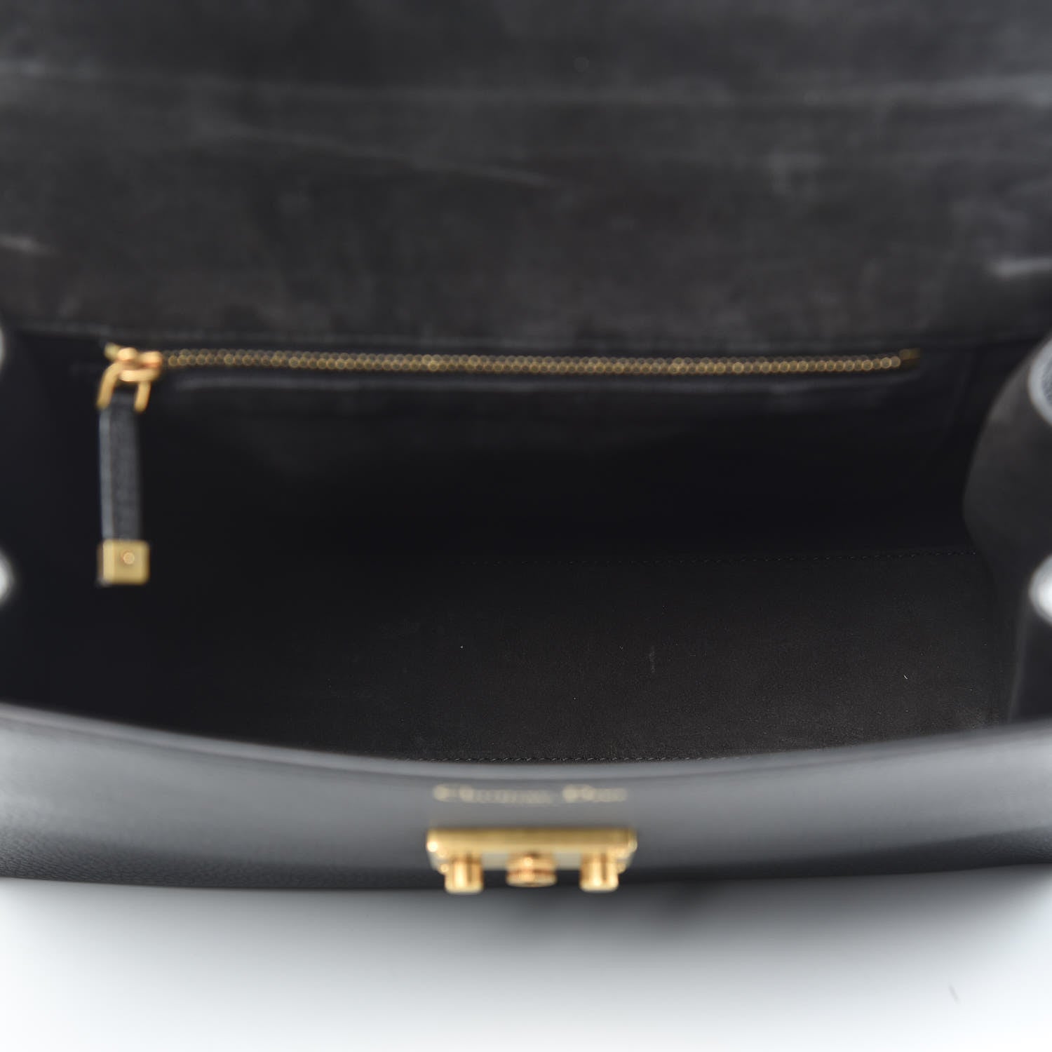 Christian Dior Calfskin Dioraddict Top Handle Black 5 of 9