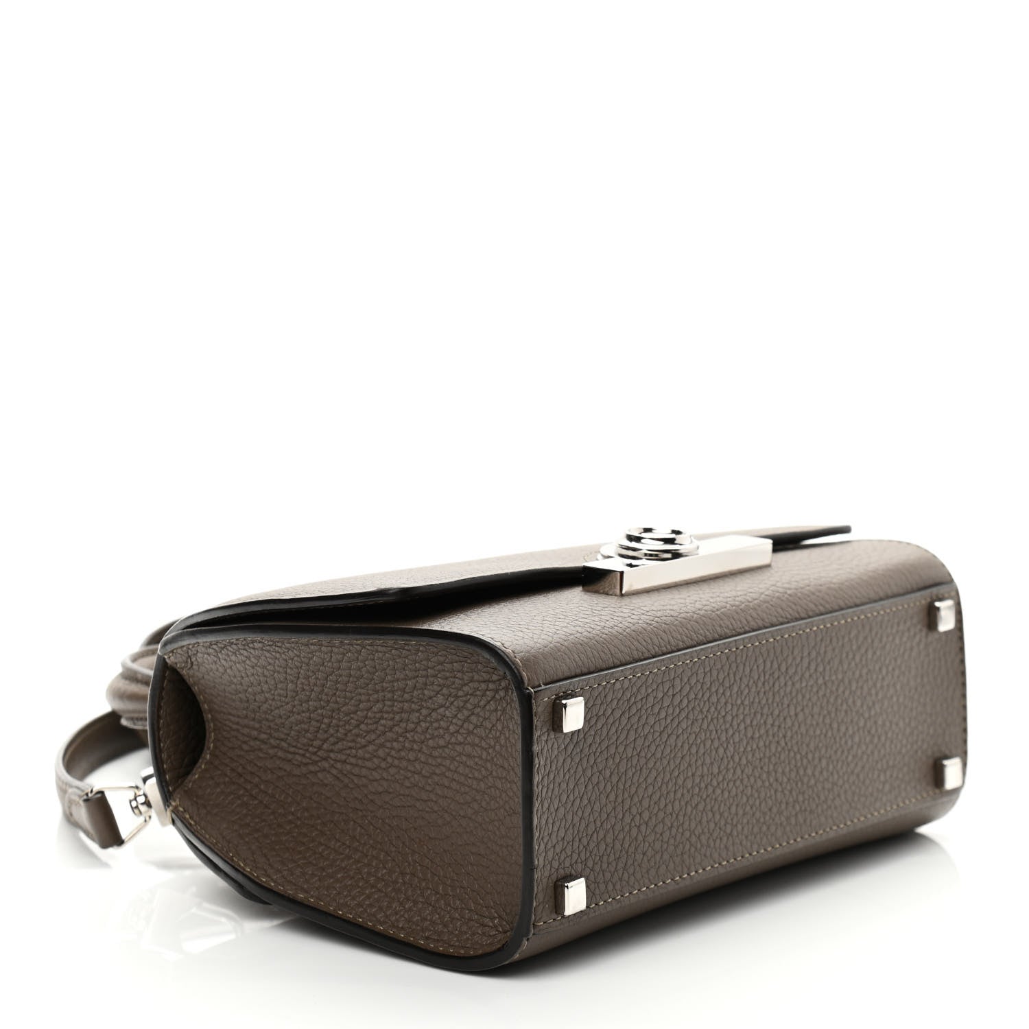 Moynat Taurillon Blush Rejane BB Taupe 4 of 9