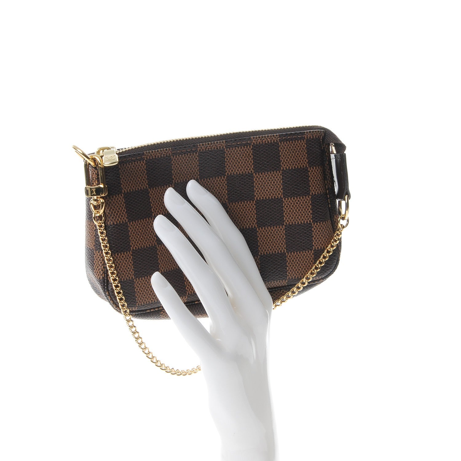 Louis Vuitton Damier Ebene Mini Pochette Accessories 2 of 8