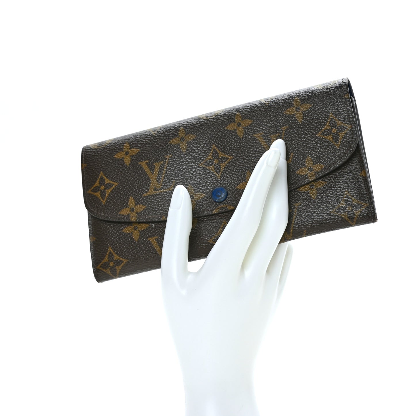 Monogram Emilie Wallet Blue