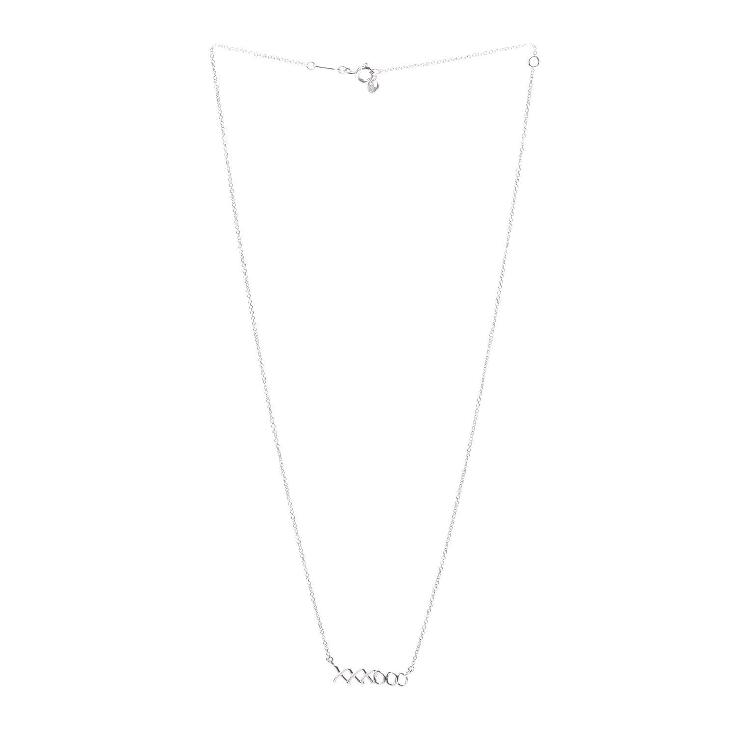 Sterling Silver Paloma's Graffiti Love and Kisses Pendant Necklace