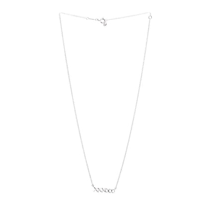 Tiffany Sterling Silver Paloma's Graffiti Love and Kisses Pendant Necklace 3 of 4