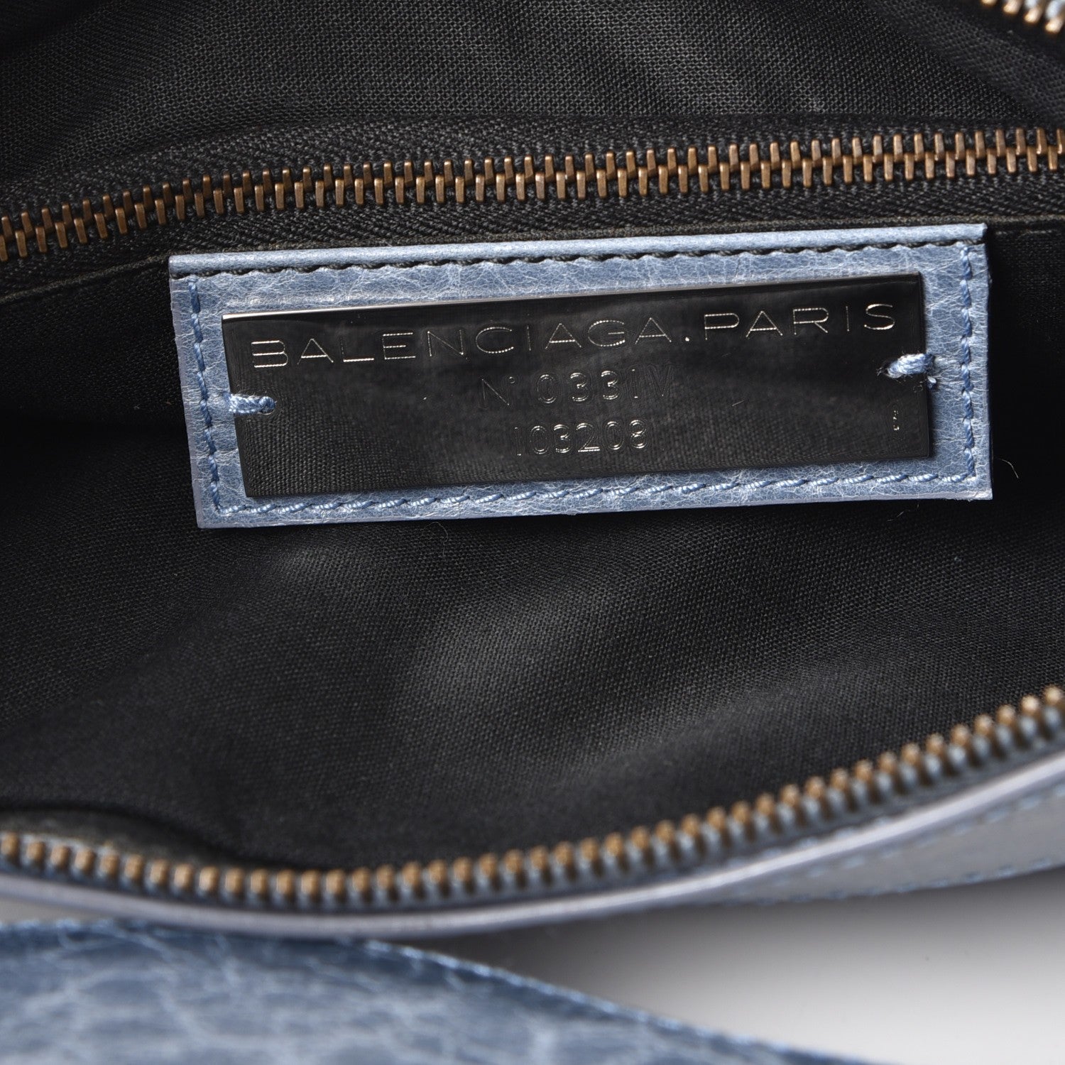 Balenciaga Chevre Classic Hardware First Bleu Glacier 7 of 8