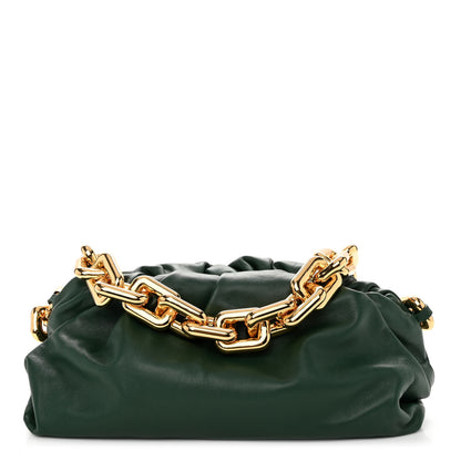 Bottega Veneta Calfskin The Pouch Chain Raintree 1 of 10