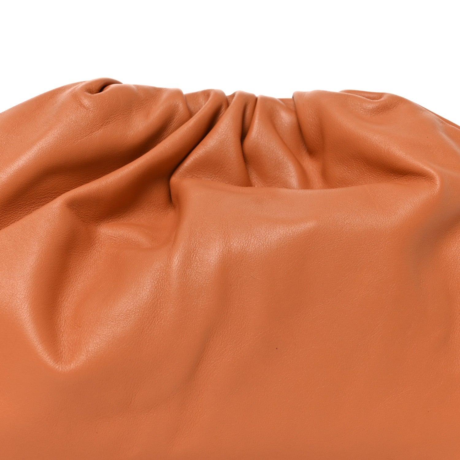 Bottega Veneta Smooth Butter Calf The Pouch Oversized Clutch Clay