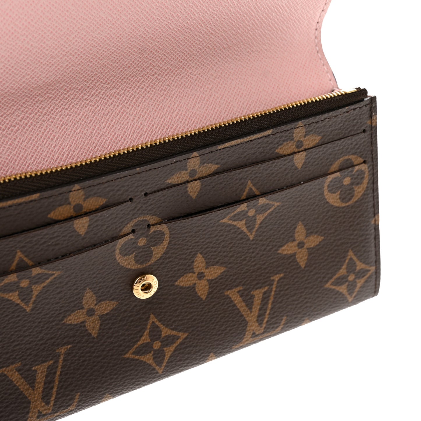 Monogram Bloom Flower Emilie Wallet Blue Jean