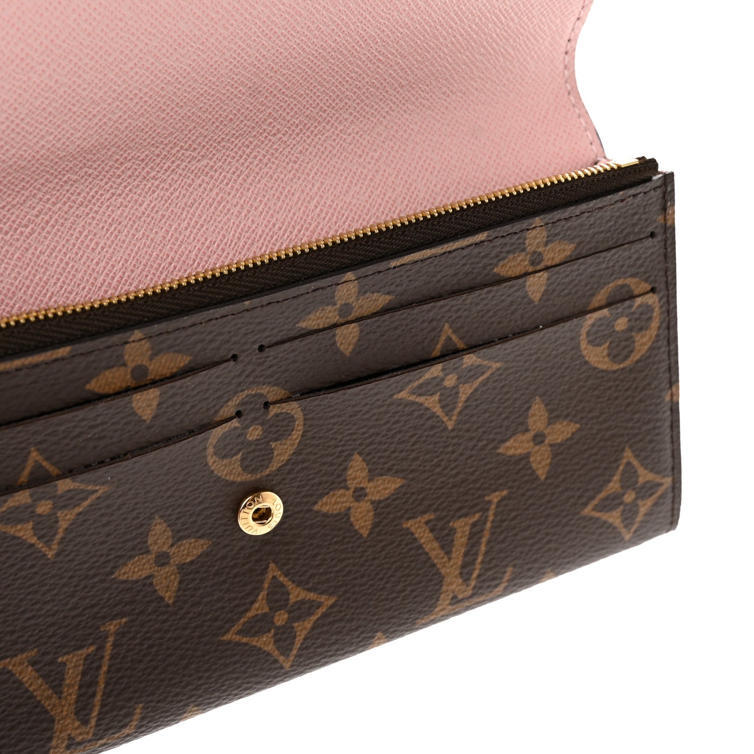 Louis Vuitton Monogram Bloom Flower Emilie Wallet Blue Jean 12 of 12