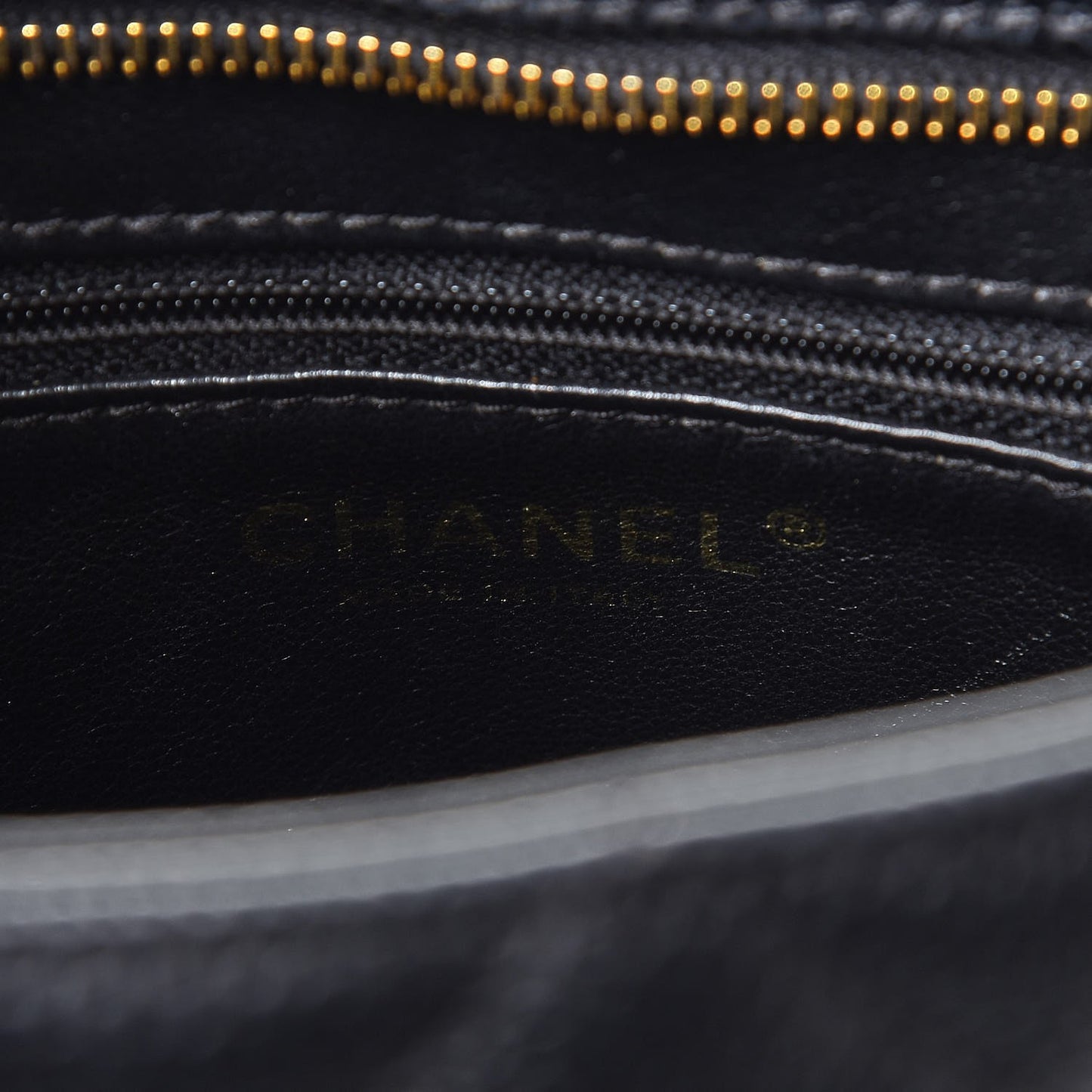 Caviar Quilted Medallion Tote Black