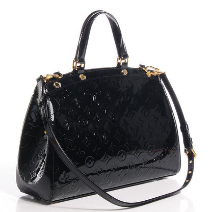 Louis Vuitton Vernis Brea MM Black 3 of 7
