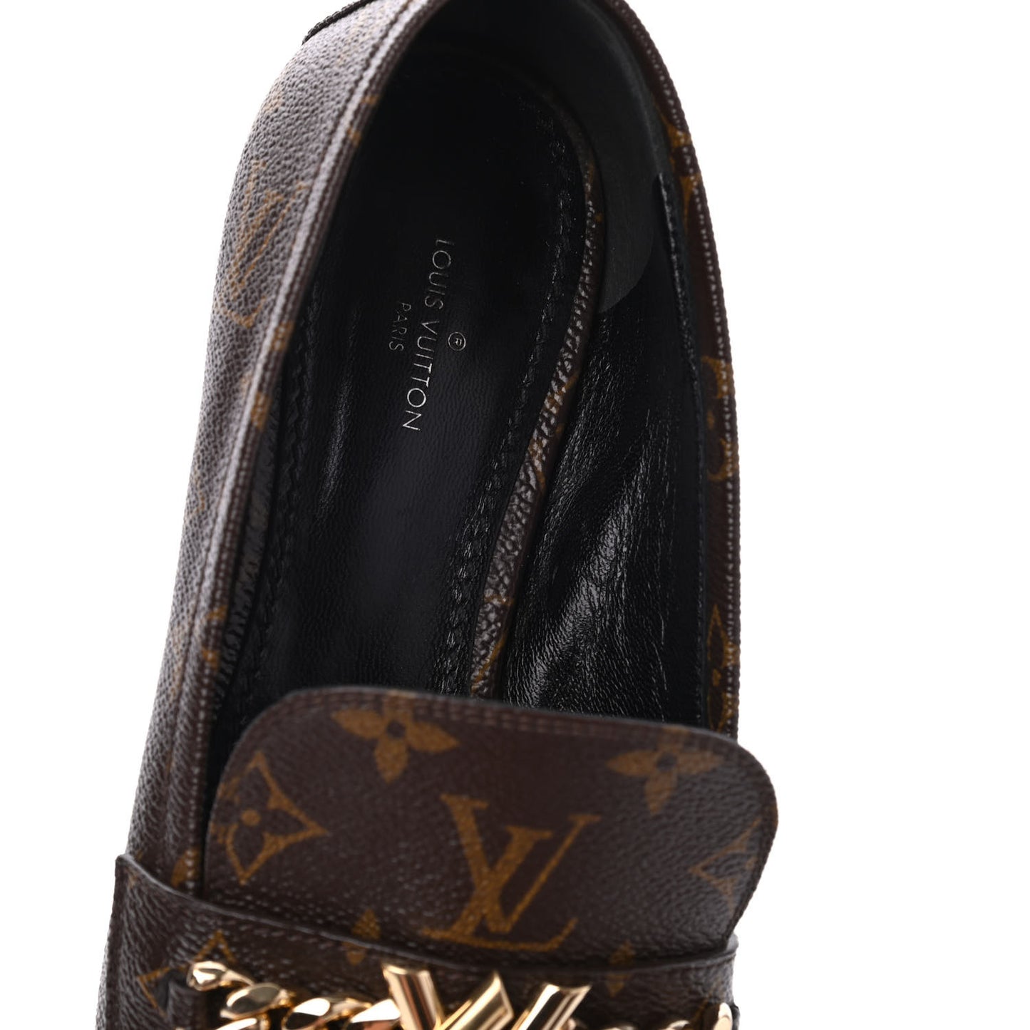Monogram Upper Case Flat Loafer 40