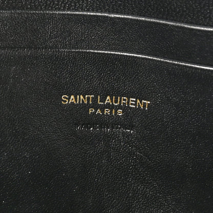 Saint Laurent Calfskin Matelasse Monogram Mini Lou Camera Bag Black 7 of 11