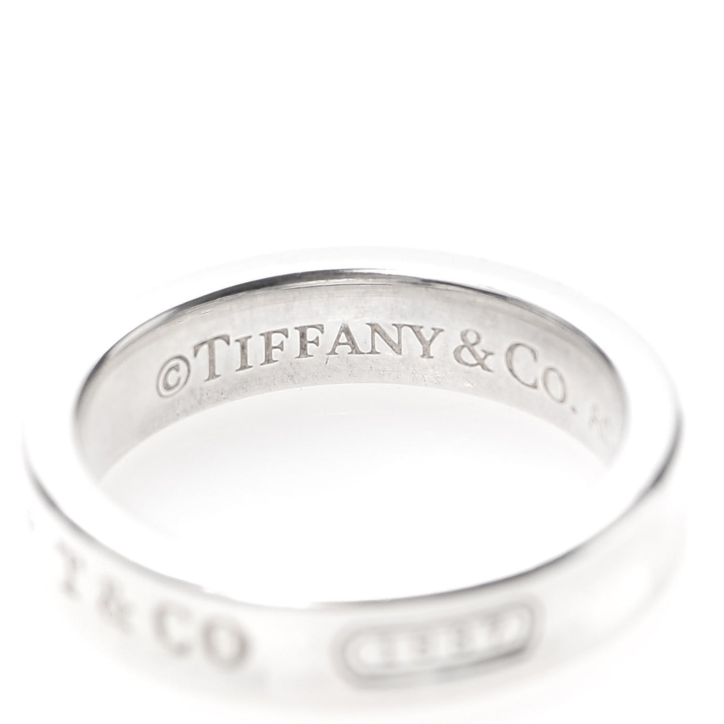Sterling Silver Narrow 1837 Band Ring 46 3.75