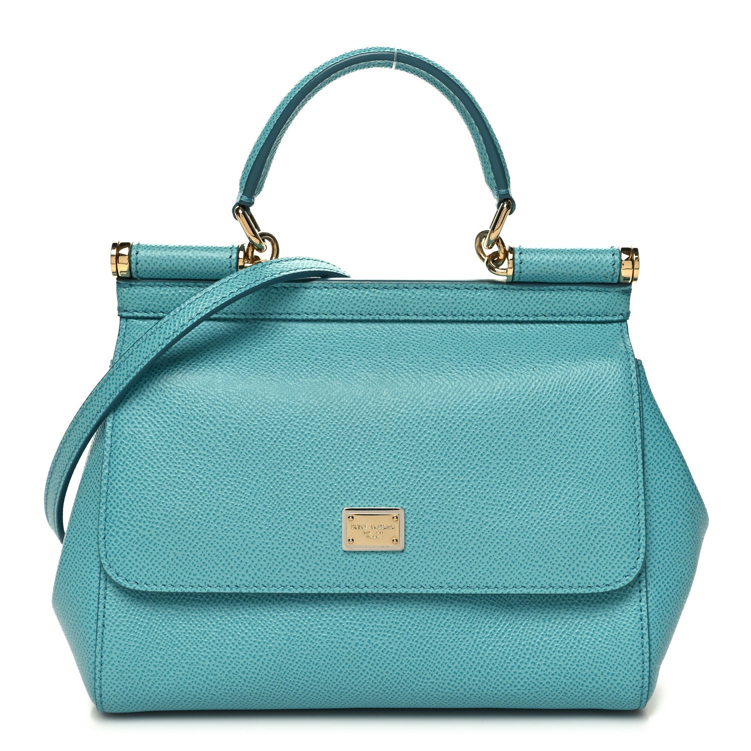Dolce & Gabbana Dauphine Small Miss Sicily Satchel Light Blue 1 of 11