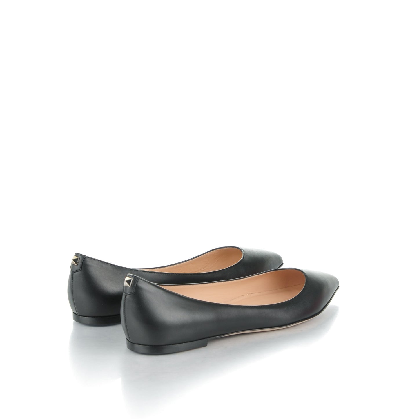 Nappa Rockstud Ballet Flats 40 Black