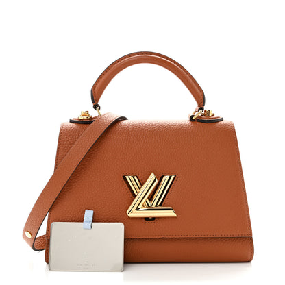 Louis Vuitton Taurillon Twist One Handle PM Caramel 3 of 12