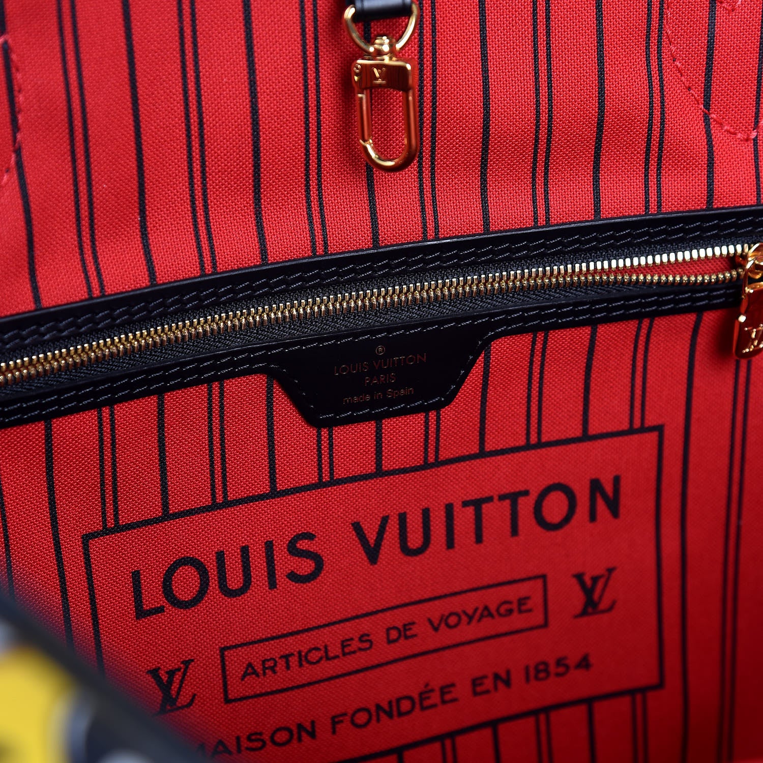 Louis Vuitton Monogram Kabuki Neverfull MM 7 of 8